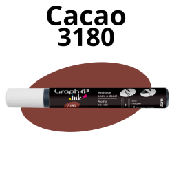 GRAPH'IT INK - 3180 - Cacao- recharge 20 ml encre à alcool